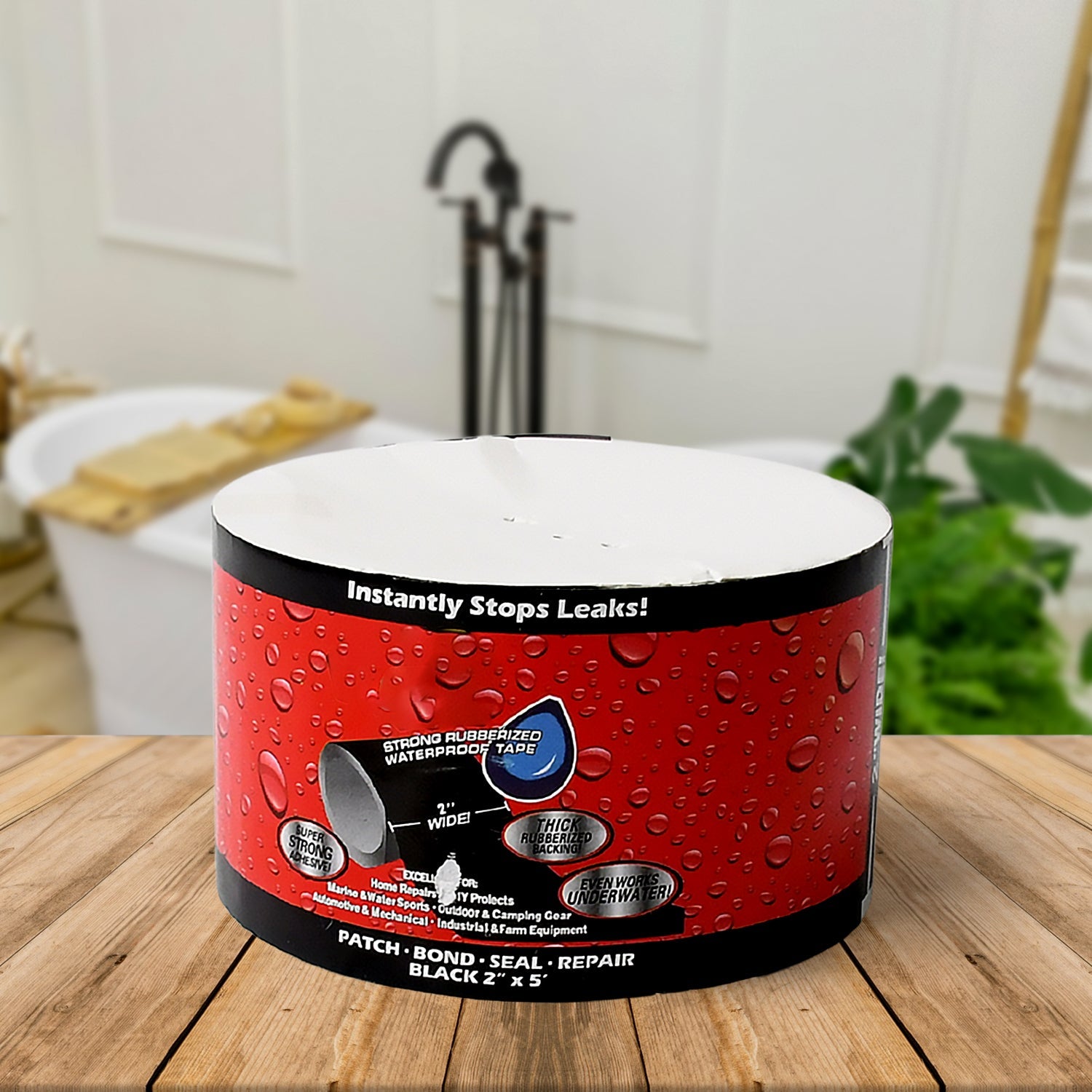 8541 leak Proof Tape, Sealing Tape Stickers Water Leakage Stopper Block Quick Pipe Fix PVC Waterproof Strong Adhesive DIY Home Garden Sticker Tapes (50mmx1.5m) 8541 leak Proof Tape, Sealing Tape Stickers Water Leakage Stopper Block Quick Pipe Fix PVC Waterproof Strong Adhesive DIY Home Garden Sticker Tapes (50mmx1.5m)